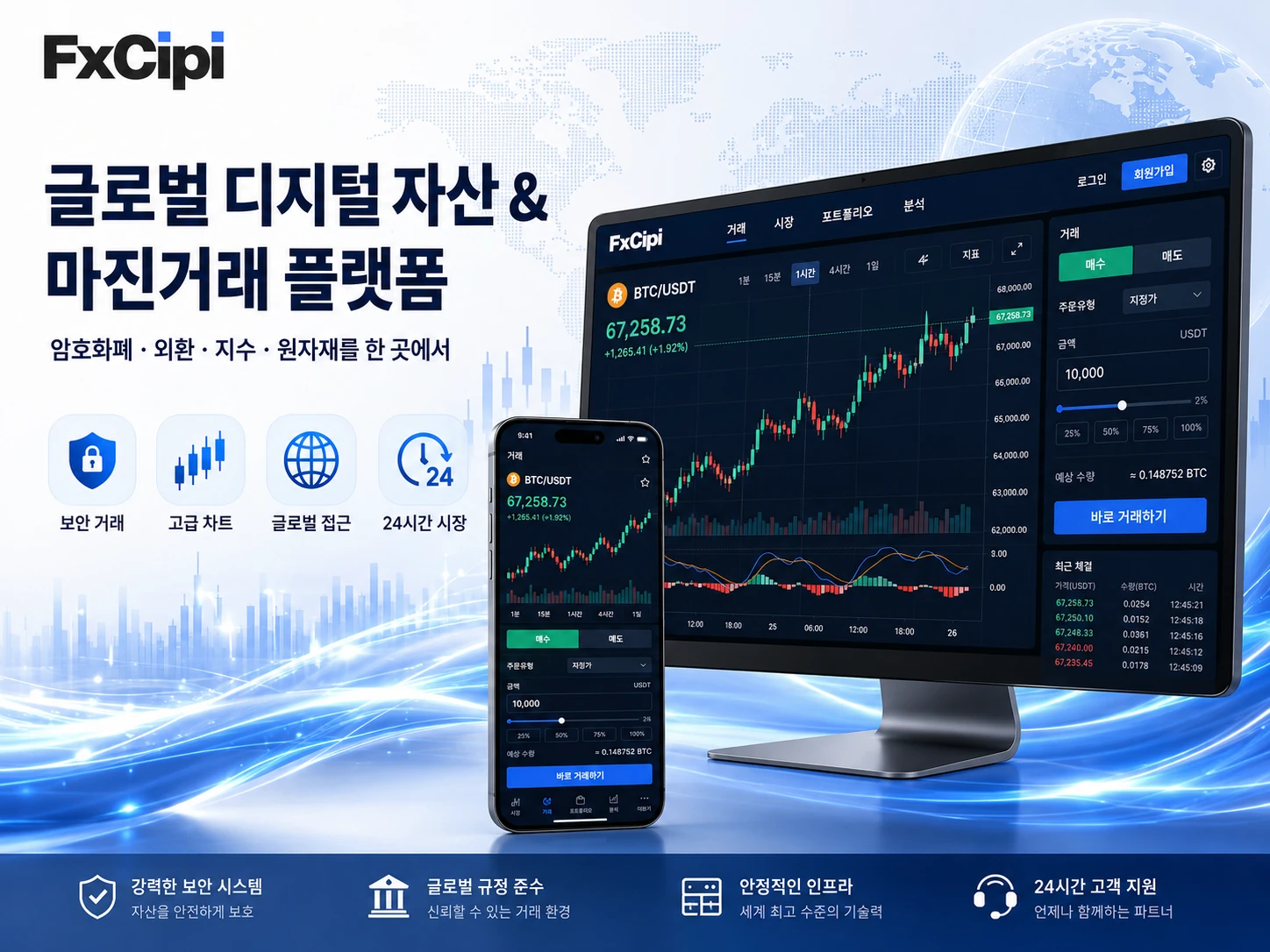 FXCIPI 글로벌 디지털 자산 마진거래 플랫폼